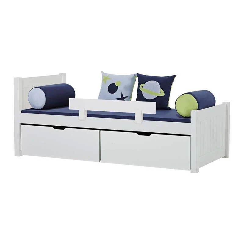Hoppekids NOAH DELUXE - Juniorseng - 1 Mellem og 1 Høj Gavl - 90x200cm - Hvid - Image 3