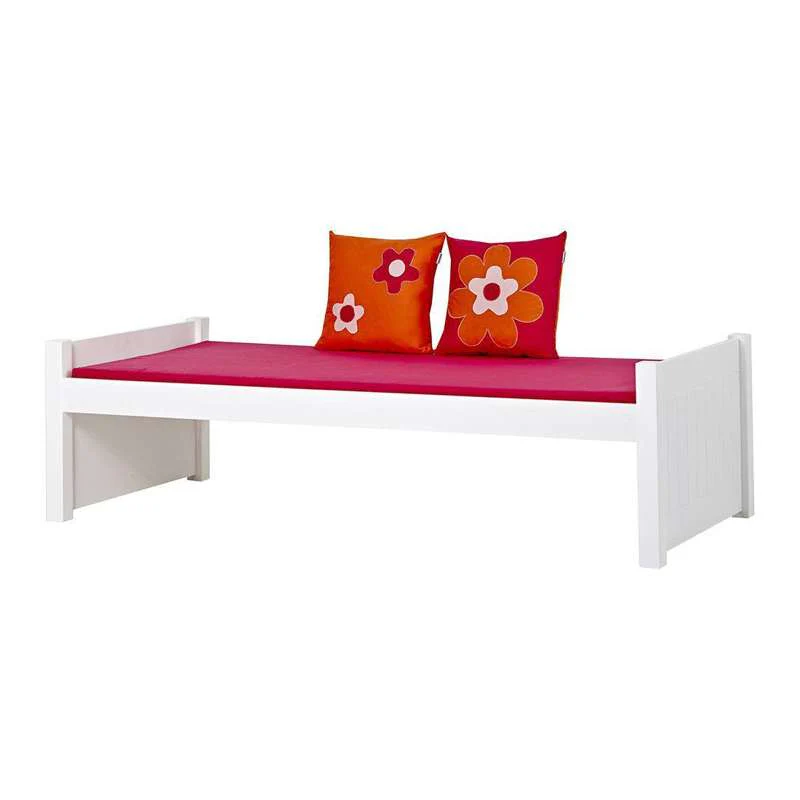 Hoppekids NOAH DELUXE - Juniorseng - 2 Mellem Gavle - 90x200cm - Fleksibel Indlægsbund - Hvid - Image 2