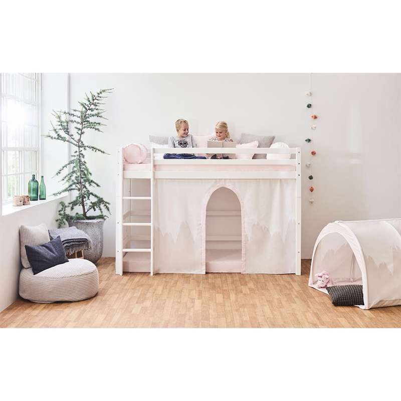 Hoppekids Pølsepude m. Flæser - WINTER WONDERLAND - Rosa - Image 3