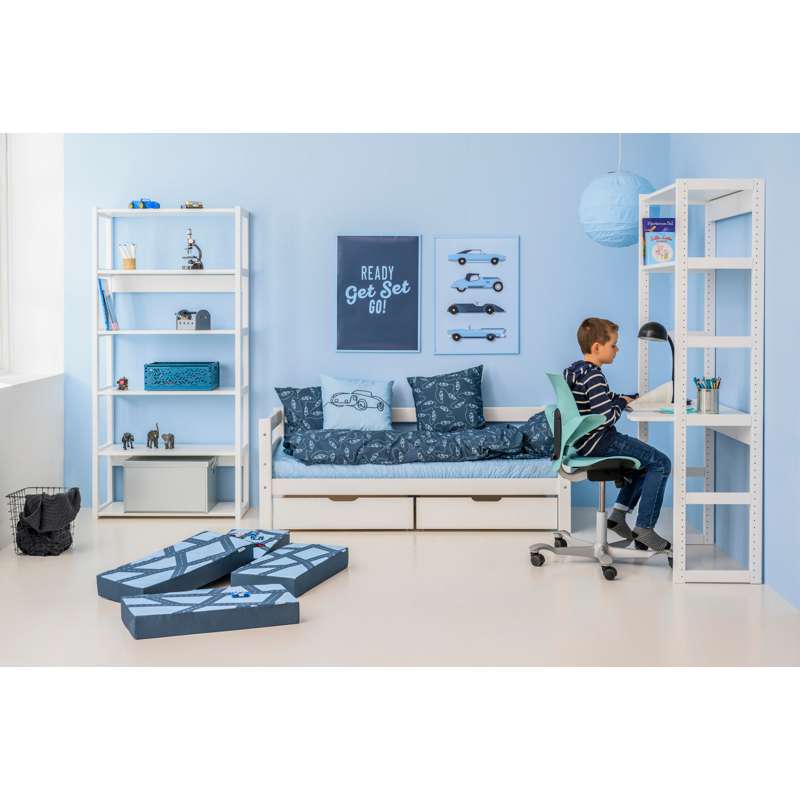 Hoppekids Pude m. Små Biler - CARS - Mørkeblå - Image 3