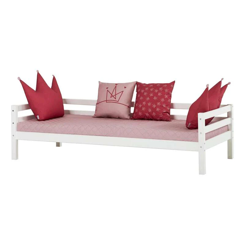 Hoppekids Quiltet Betræk til Madras - 12 cm. - Flere Størrelser - Pale Rose - Image 3