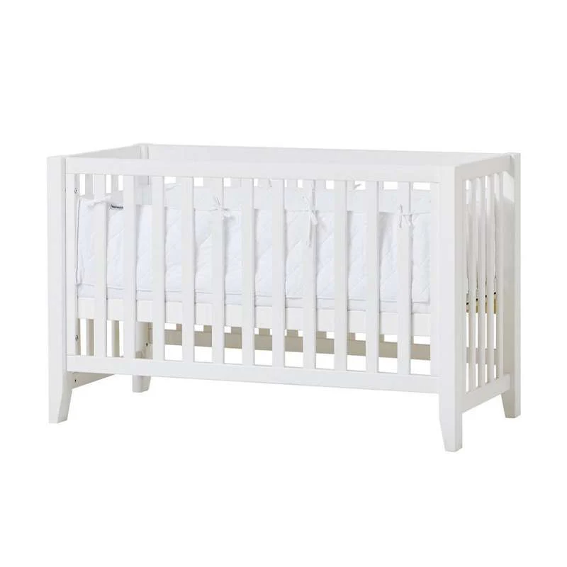 Hoppekids Quiltet Sengerand - 60x120 cm. - Hvid - Image 3