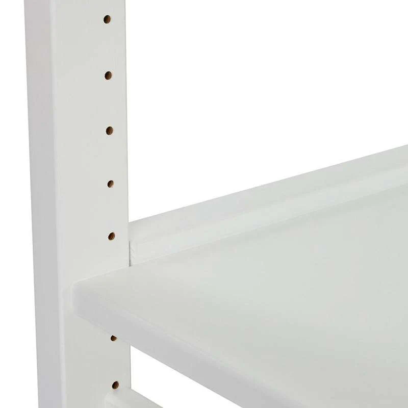 Hoppekids STOREY - Reol - 3 Sektioner m. 14 Hylder og Skriveplade - 80 cm. - Hvid - Image 7