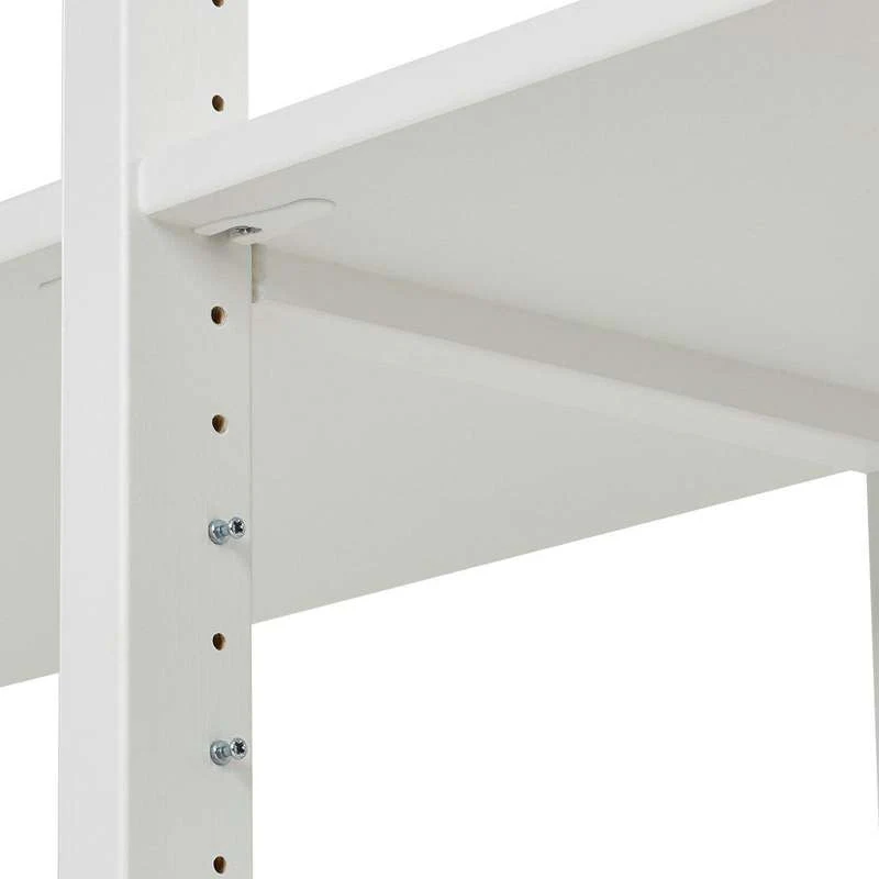 Hoppekids STOREY - Reol - 3 Sektioner m. 14 Hylder og Skriveplade - 80 cm. - Hvid - Image 8