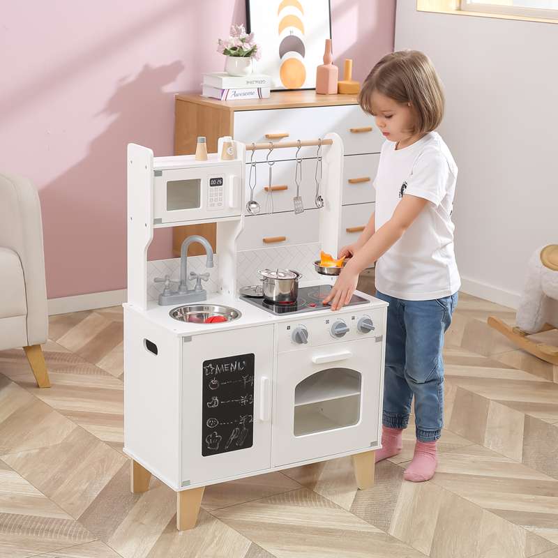 Kid'oh Chef's Legekøkken m. Lyd og Lys samt Tilbehør - Hvid - Image 12