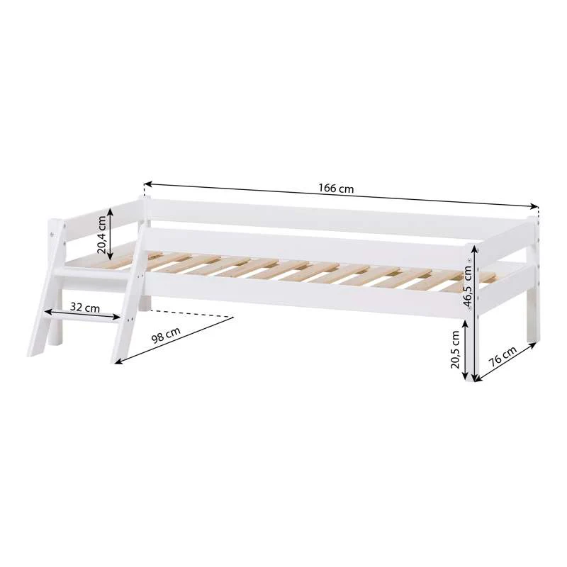 Kid'oh Toddler bed - 70x160 cm - White  - Image 9