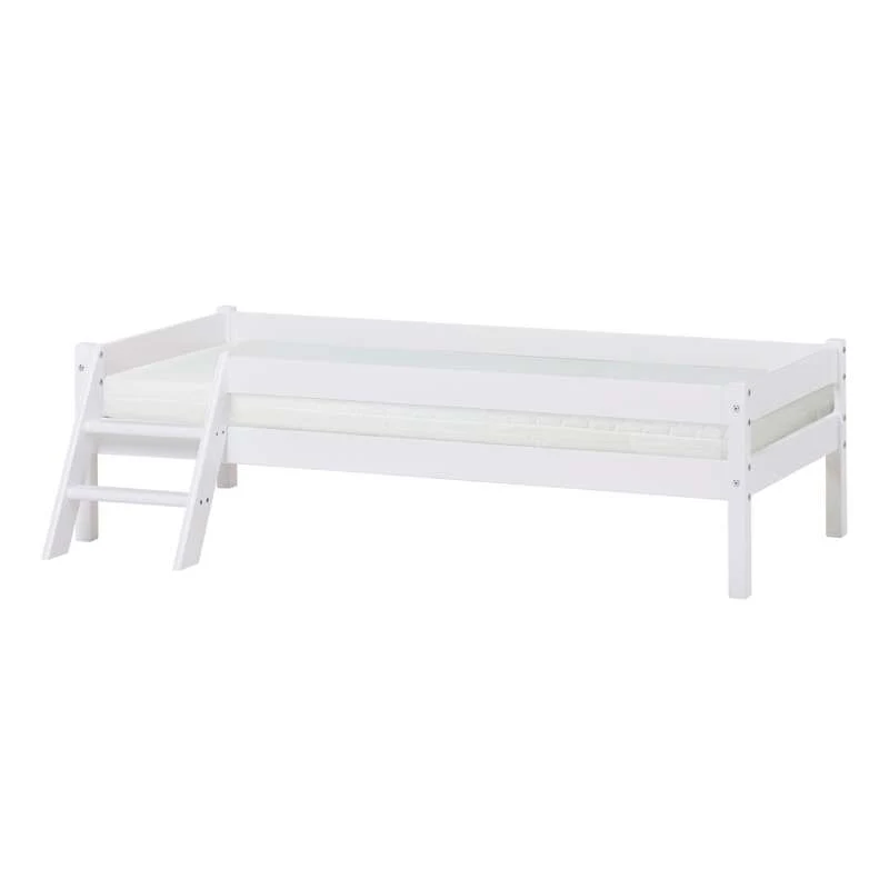 Kid'oh Juniorseng m. Sweet Dream Madras - Svanemærket - 70x160 cm - Hvid - Image 3