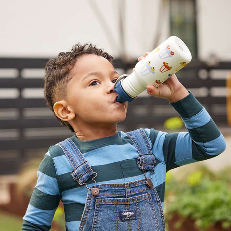 Klean Kanteen Classic Drikkedunk - Kid SippyCap - 355ml - Cars - Image 2