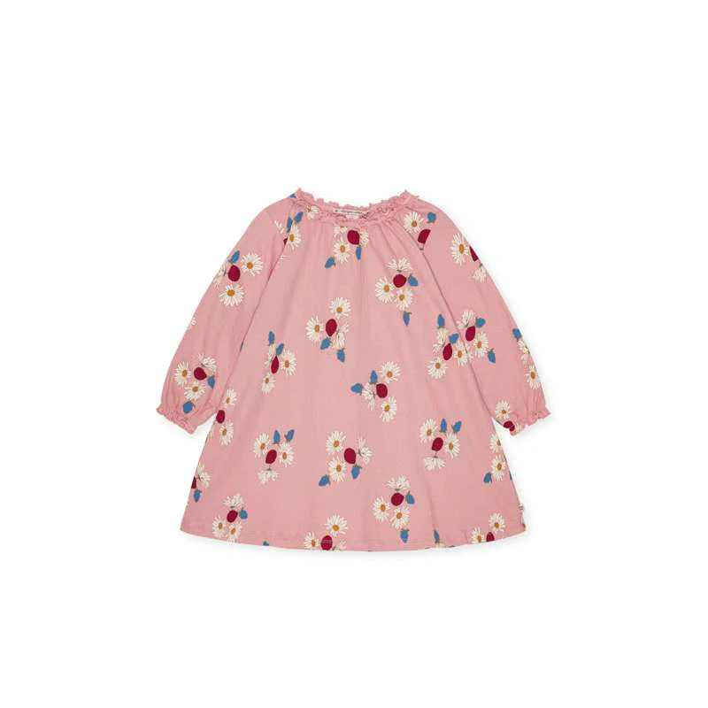 Konges Sløjd Chleo Dress - OCS - Ladybug Daisy Blush 