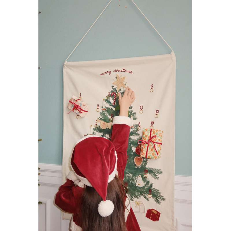 Konges Sløjd Christmas dress - GRS - Red Dahlia  - Image 2