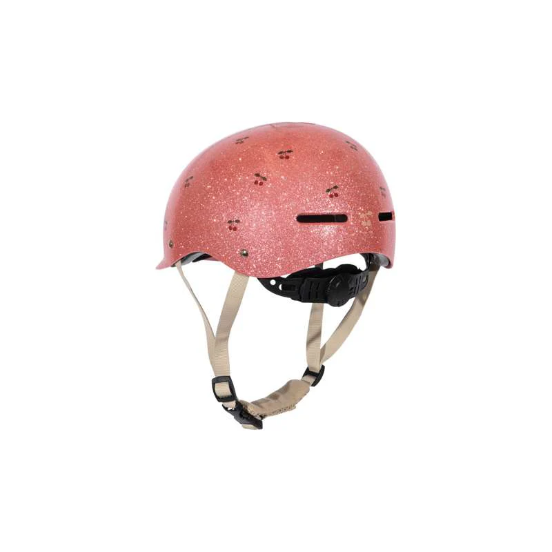 Konges Sløjd Bicycle helmet - Glitter - Cherry - Glitter  - Image 2