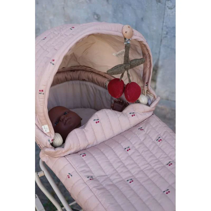 Konges Sløjd Doll Stroller - CHERRY BLUSH - Image 4