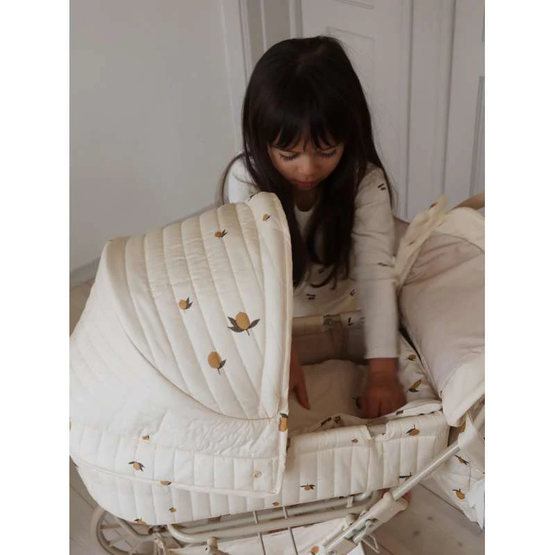 Konges Sløjd Doll Stroller - LEMON - Image 3