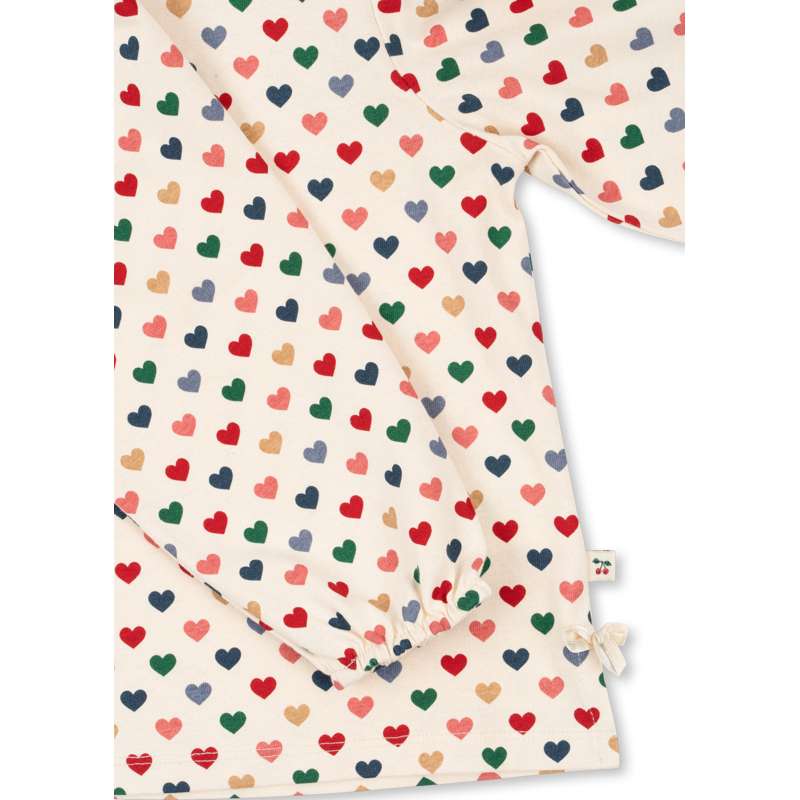Konges Sløjd Drey T-Shirt with Slit - GOTS - Coeur Coloré  - Image 7