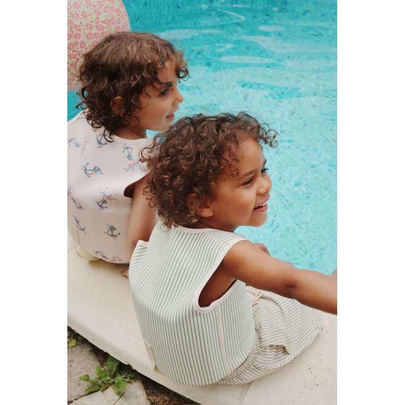 Konges Sløjd Ellis Neoprene Swim Vest - Tea Stripe  - Image 17