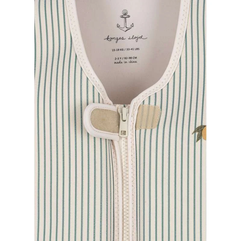 Konges Sløjd Ellis Neoprene Swim Vest - Tea Stripe  - Image 6