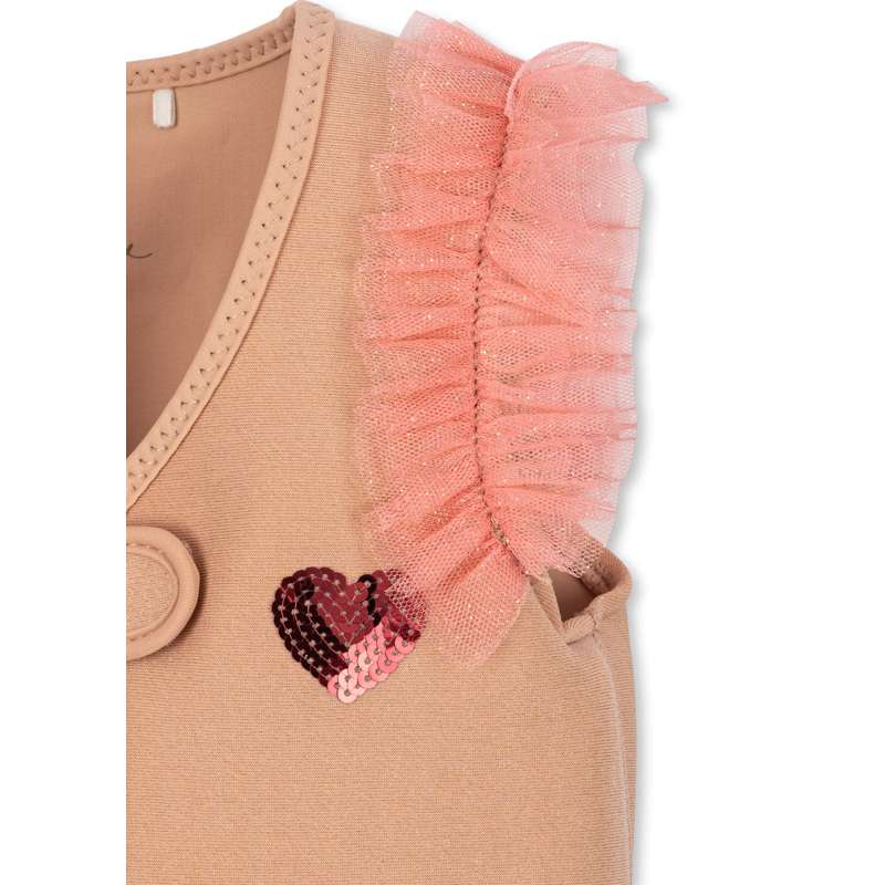 Konges Sløjd Gemma Neoprene Swim Vest with Glitter - Evening Sand  - Image 9