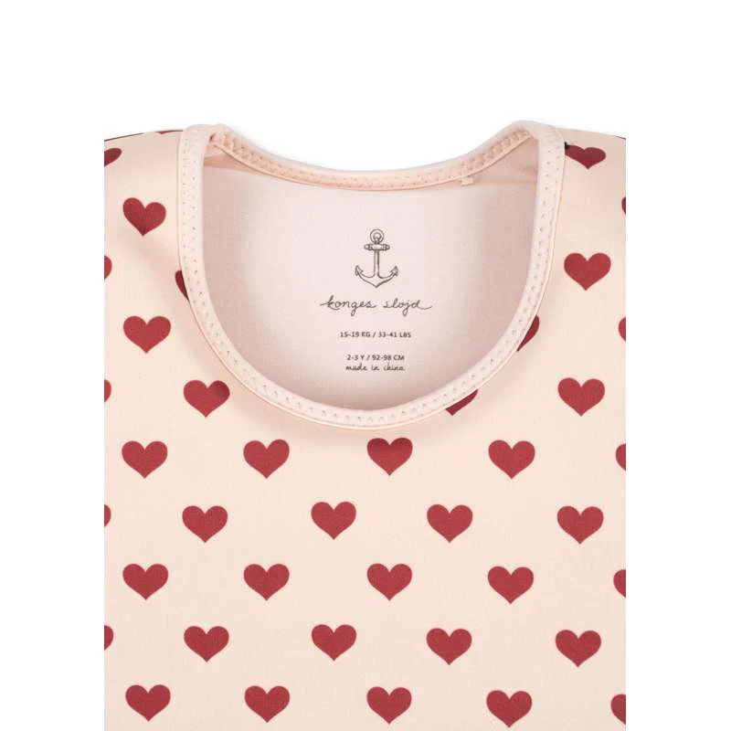 Konges Sløjd Hollis Neoprene Swim Vest with Wings - Amour Red  - Image 4