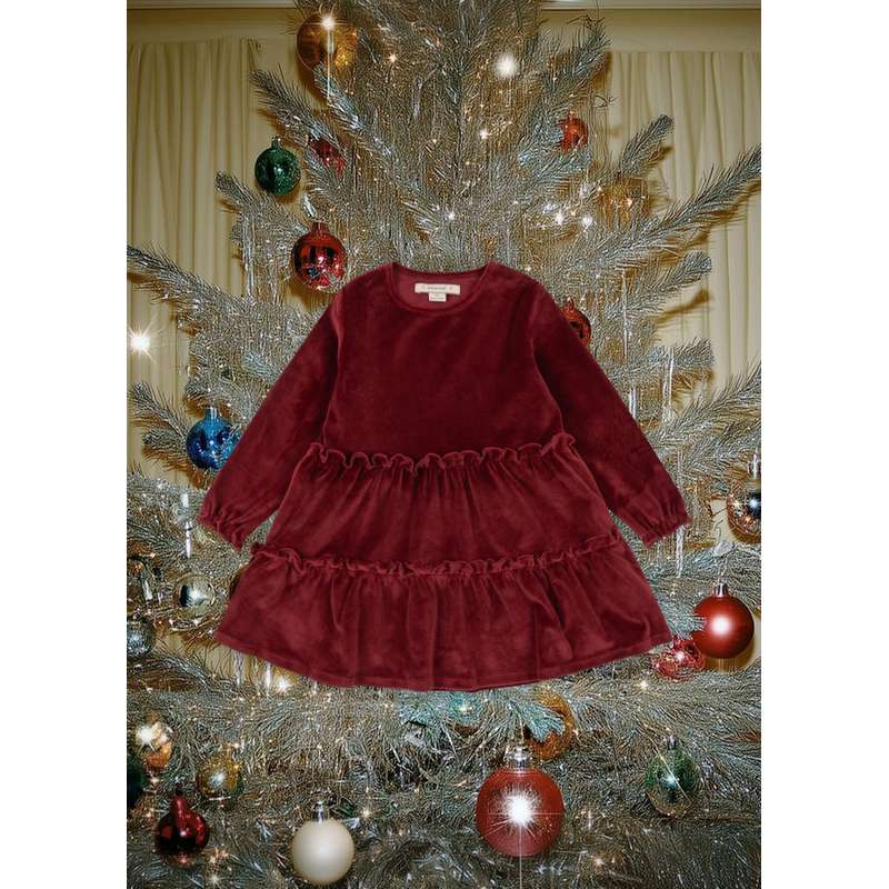 Konges Sløjd Jingle Dress - GRS - Red Dahlia  - Image 2