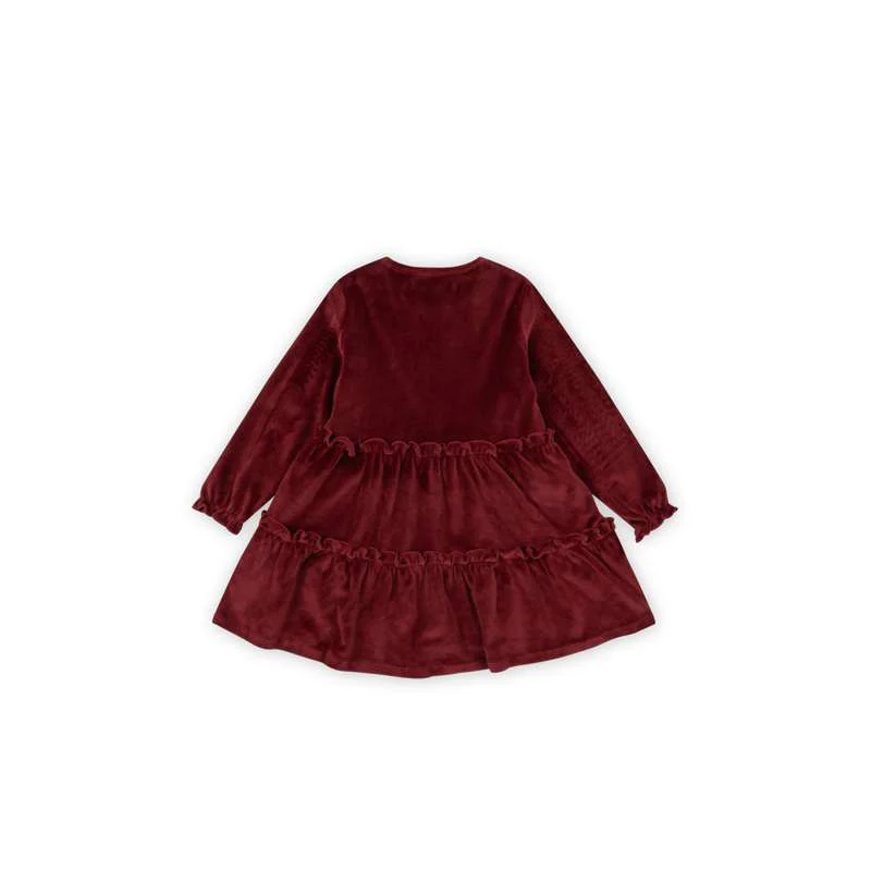 Konges Sløjd Jingle Dress - GRS - Red Dahlia  - Image 3