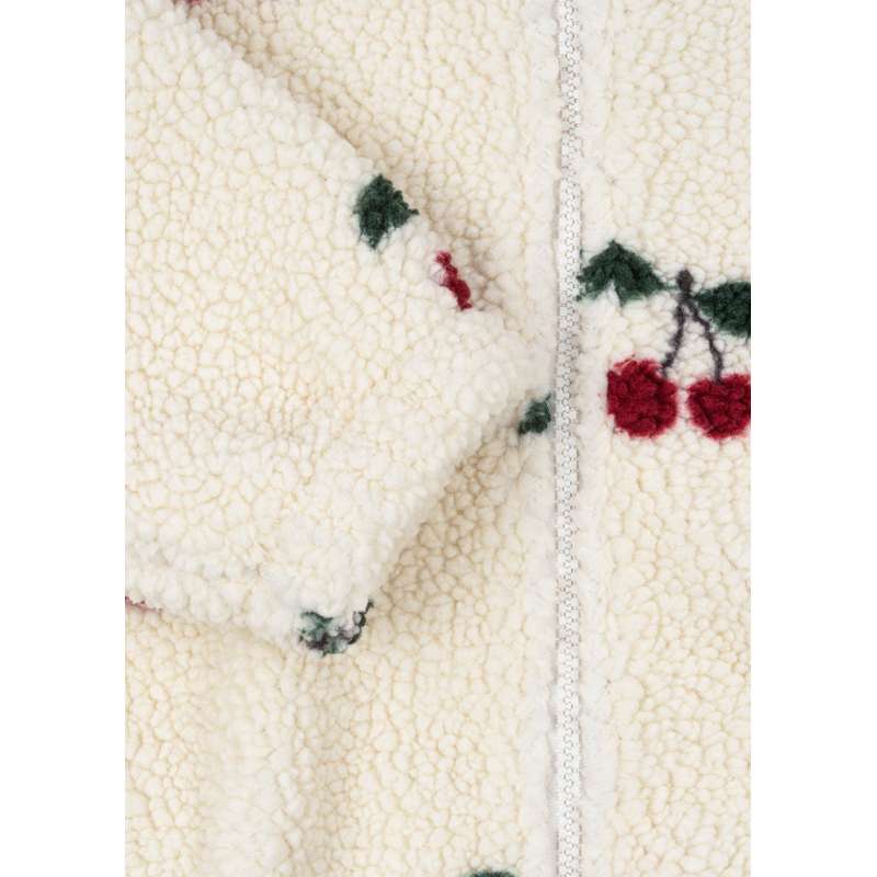 Konges Sløjd Jody Teddy Jacket - GRS - My Big Cherry  - Image 2