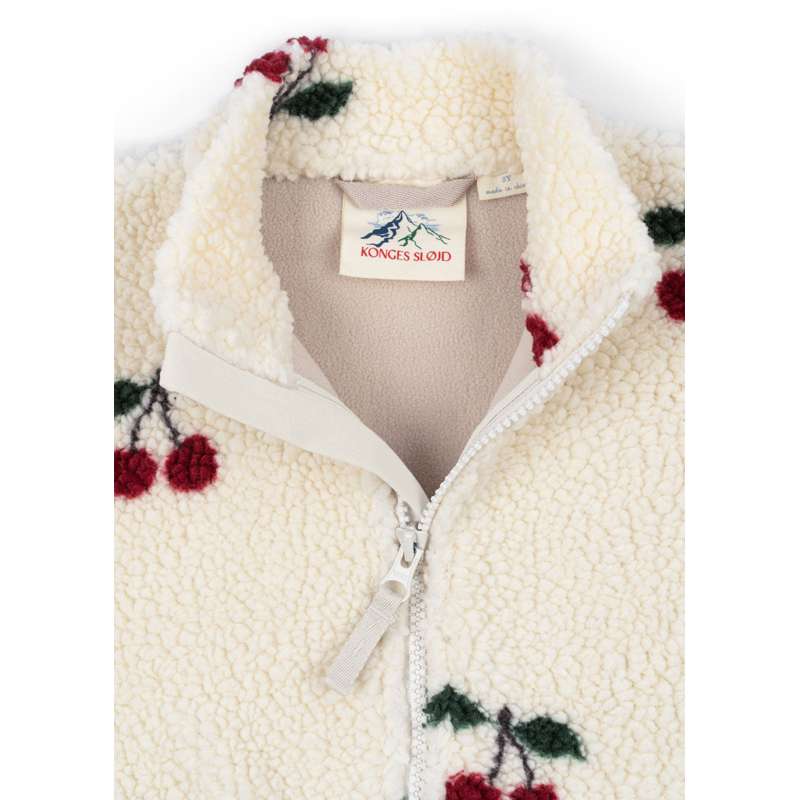 Konges Sløjd Jody Teddy Jacket - GRS - My Big Cherry  - Image 3