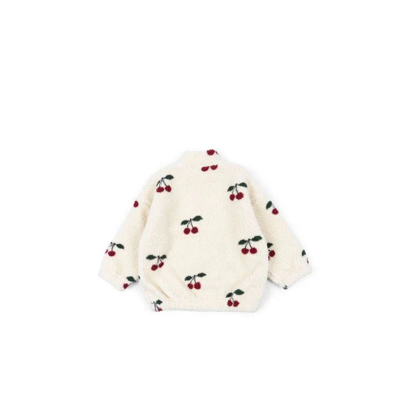 Konges Sløjd Jody Teddy Jacket - GRS - My Big Cherry  - Image 4