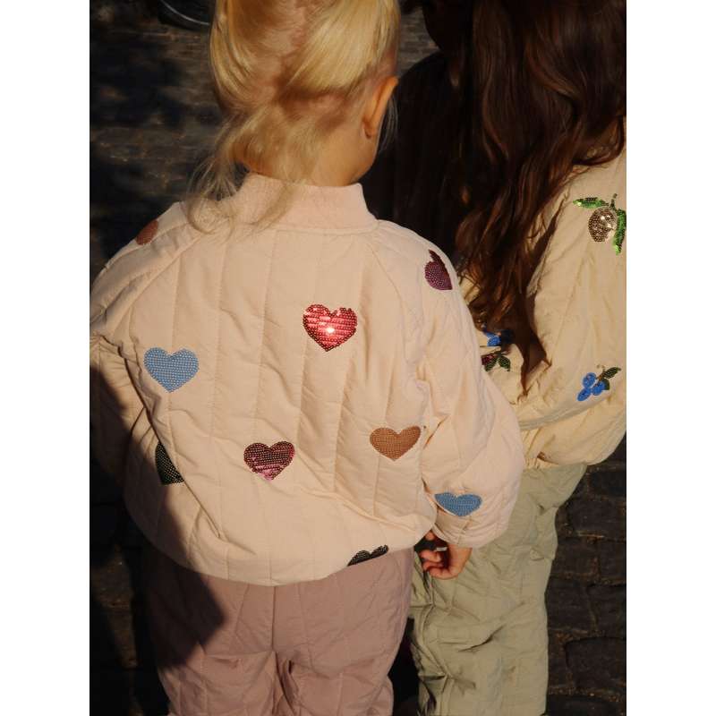 Konges Sløjd Juno Sequin Bomber Jacket - Cameo Rose  - Image 2