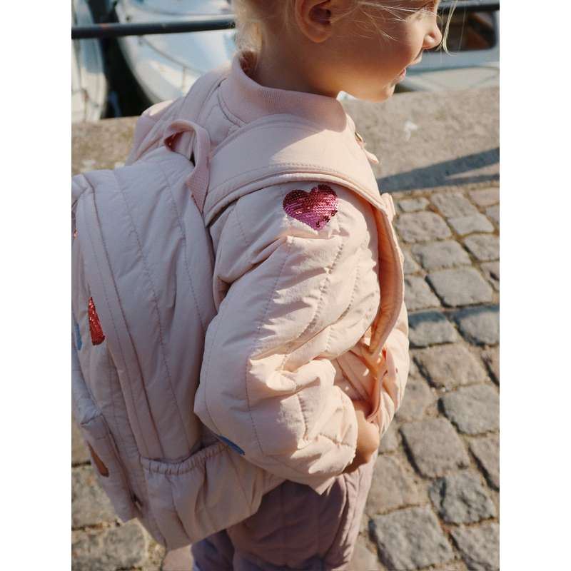 Konges Sløjd Juno Sequin Bomber Jacket - Cameo Rose  - Image 4