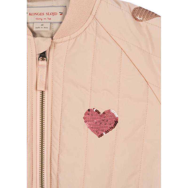 Konges Sløjd Juno Sequin Bomber Jacket - Cameo Rose  - Image 6