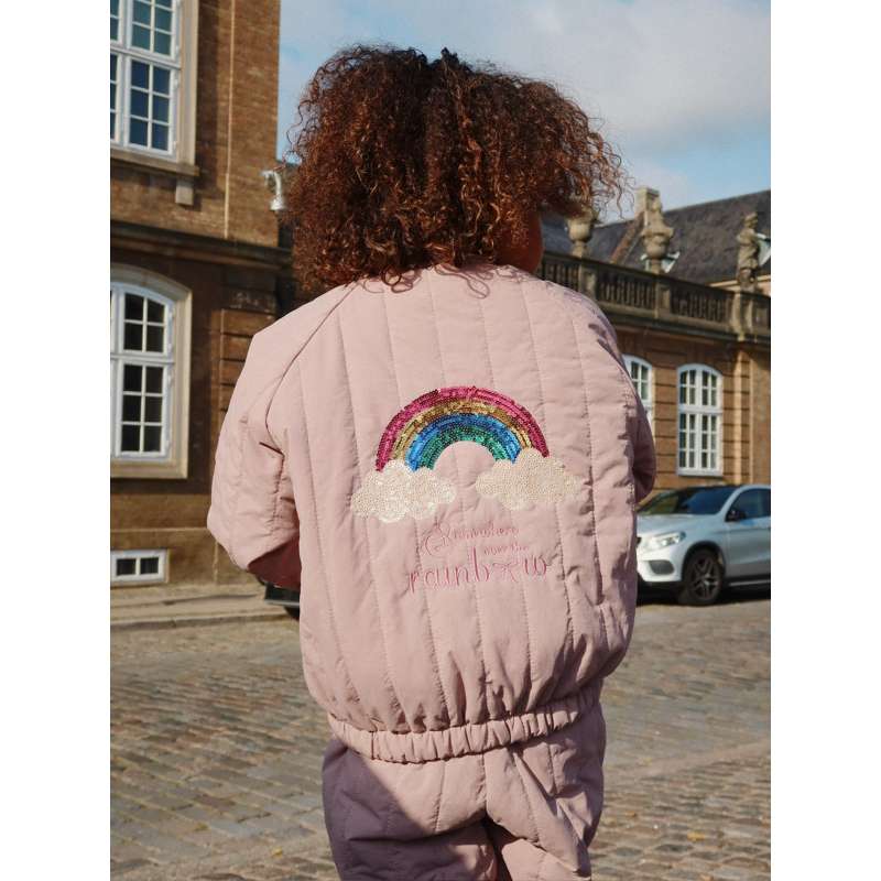 Konges Sløjd Juno Sequin Bomber Jacket - Twilight Mauve  - Image 8