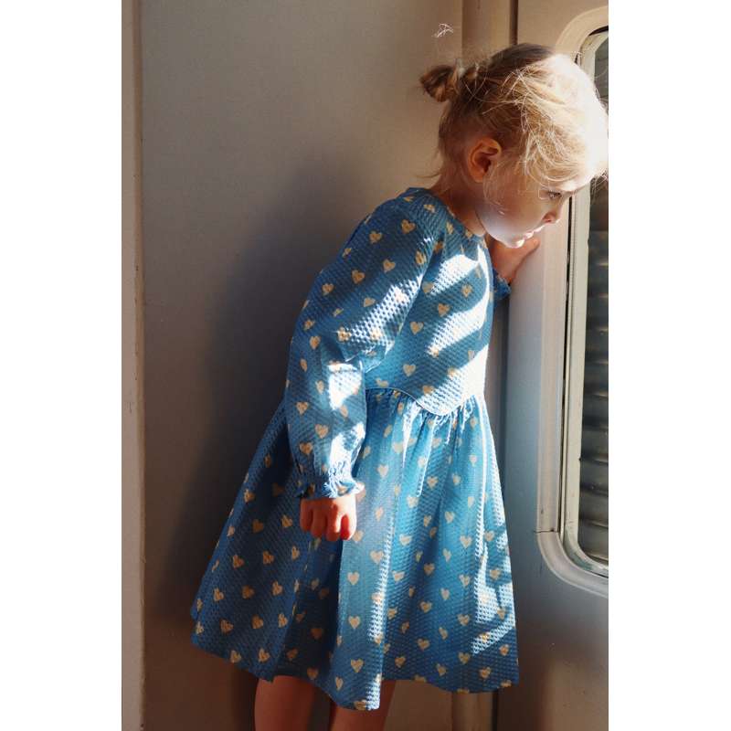 Konges Sløjd Life Dress - GOTS - Aisuru Blue  - Image 10