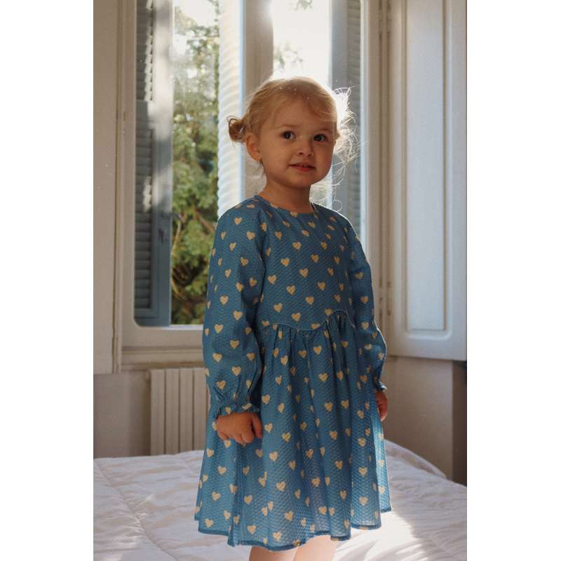 Konges Sløjd Life Dress - GOTS - Aisuru Blue  - Image 5