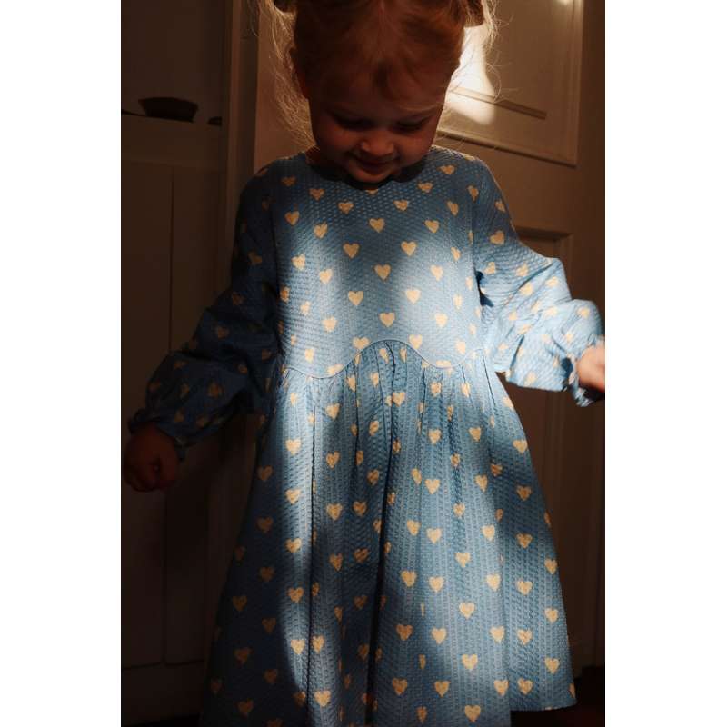 Konges Sløjd Life Dress - GOTS - Aisuru Blue  - Image 6