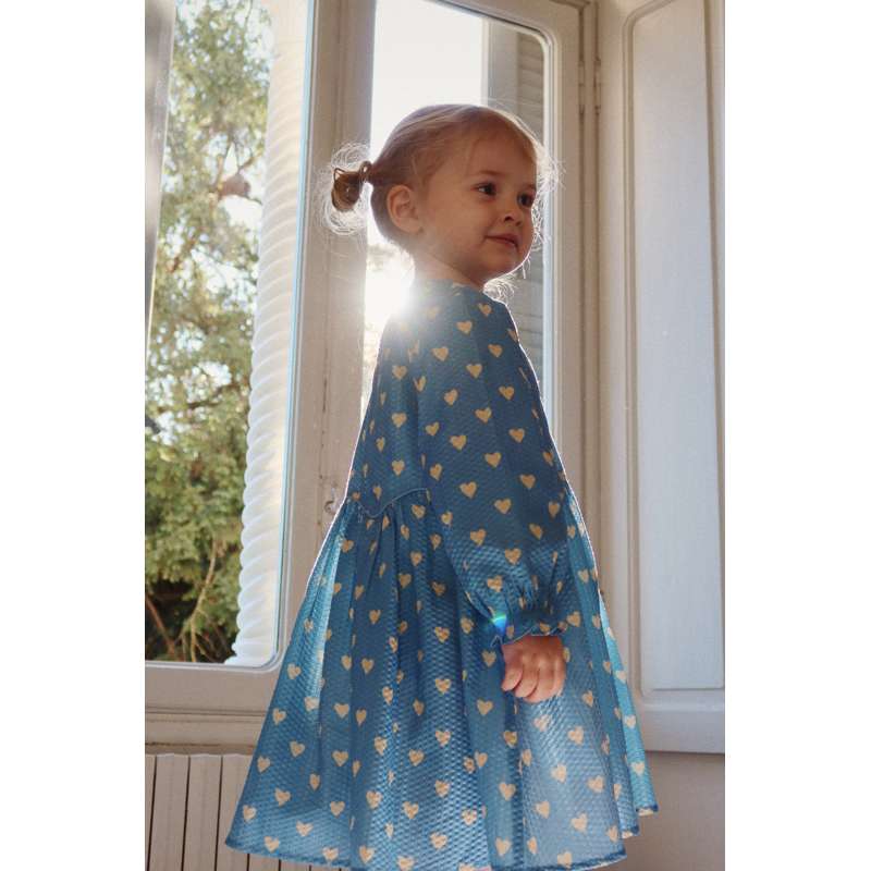 Konges Sløjd Life Dress - GOTS - Aisuru Blue  - Image 7
