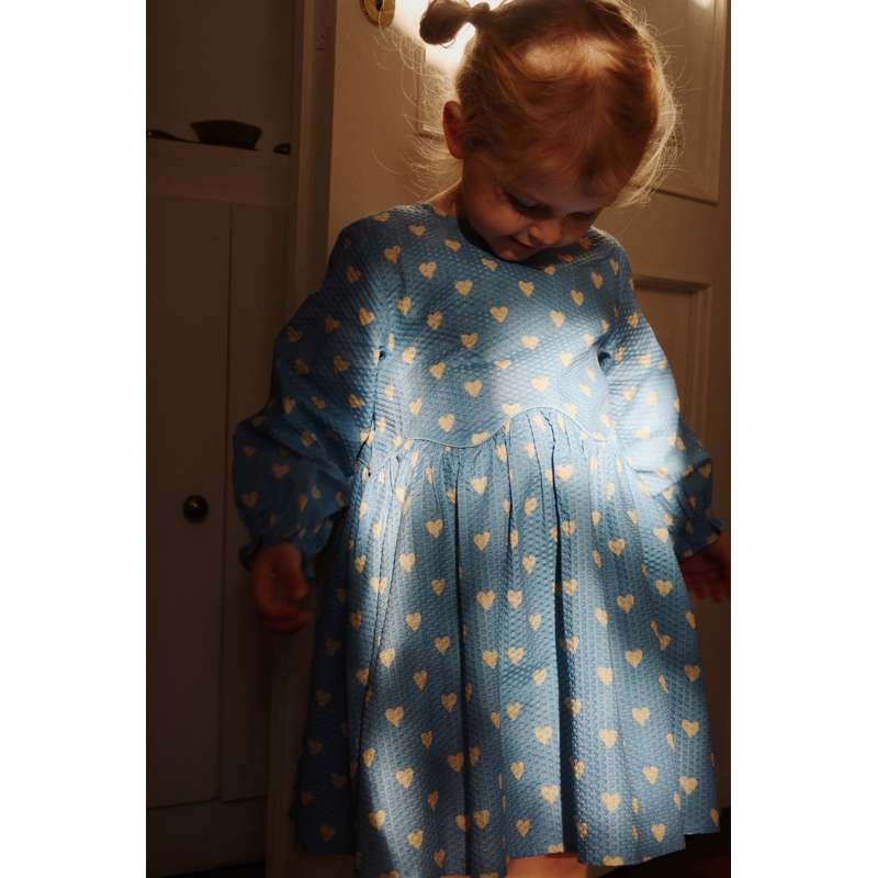 Konges Sløjd Life Dress - GOTS - Aisuru Blue  - Image 9