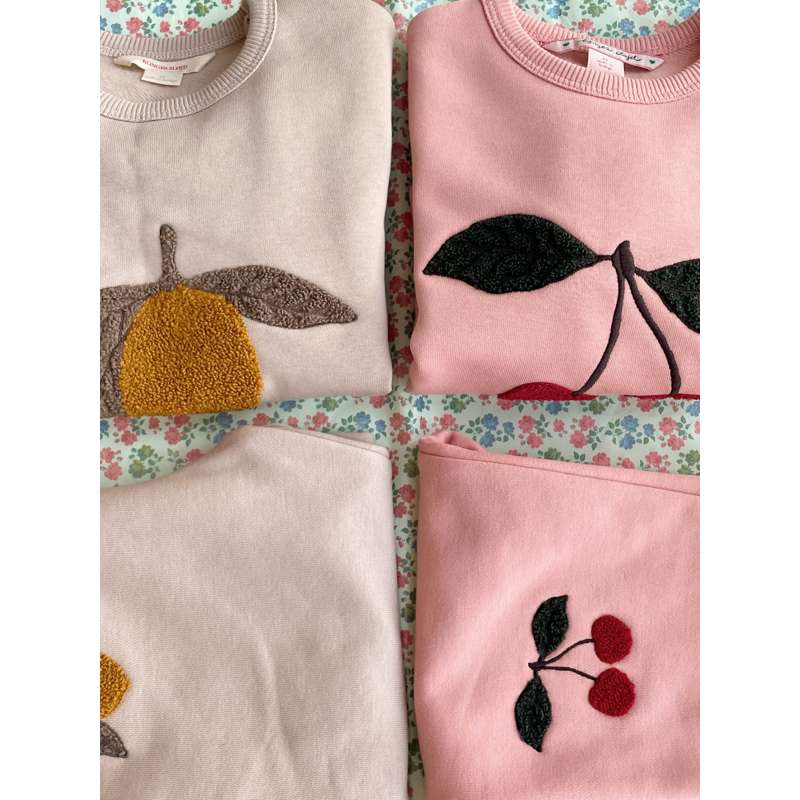Konges Sløjd Lou Terry Sweatshirt - OCS - Mellow Rose  - Image 4