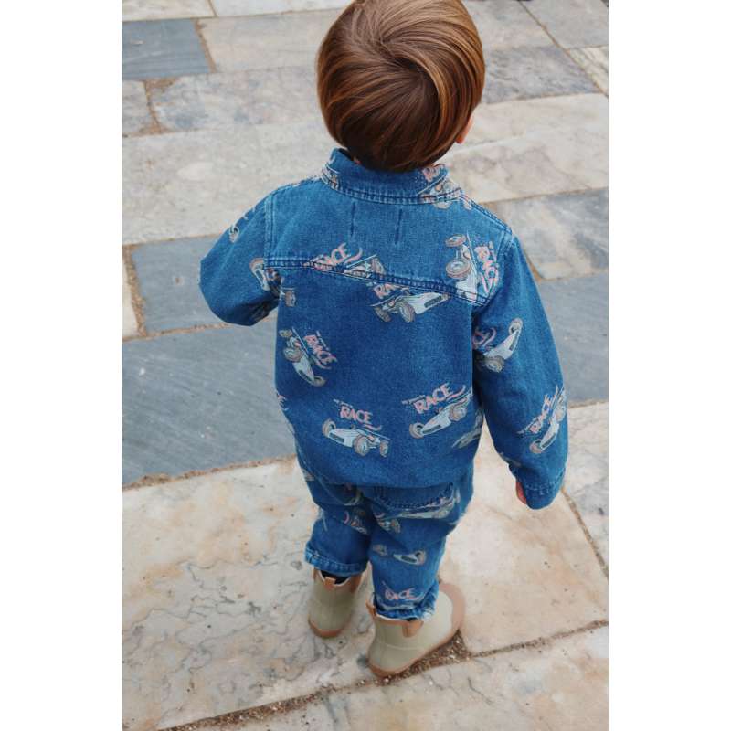 Konges Sløjd Magot Pants - GOTS - Race Denim  - Image 3