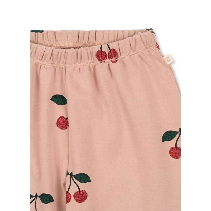 Konges Sløjd Malli Cherry Glitter Pants - GOTS - Ma Grande Cerise Glitter Mellow  - Image 3