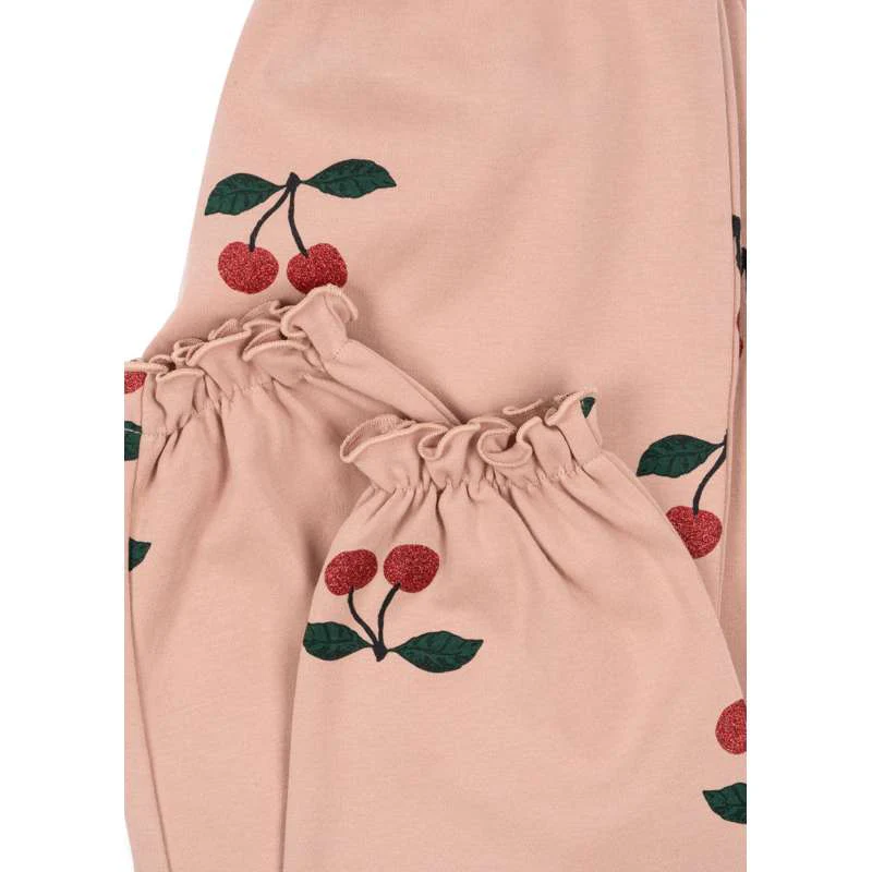 Konges Sløjd Malli Cherry Glitter Pants - GOTS - Ma Grande Cerise Glitter Mellow  - Image 4