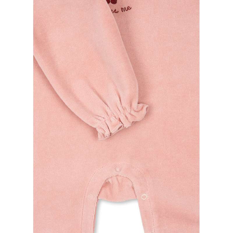 Konges Sløjd Miffa Jumpsuit with Ruffles - GOTS - Mellow Rose  - Image 9