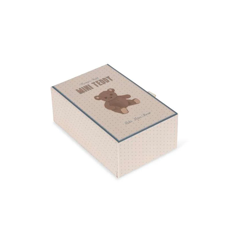 Konges Sløjd Milo Mini Teddy Bear - Brown  - Image 3