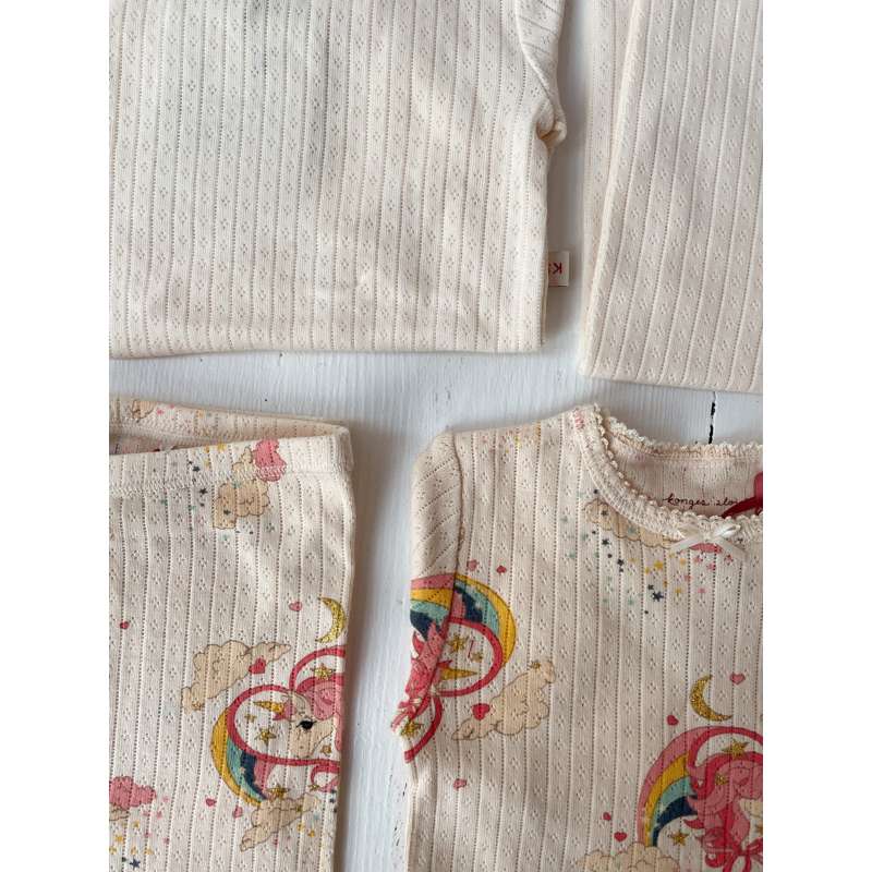 Konges Sløjd Minnie Blouse - GOTS - Buttercream  - Image 3