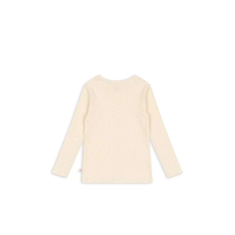 Konges Sløjd Minnie Blouse - GOTS - Buttercream  - Image 4