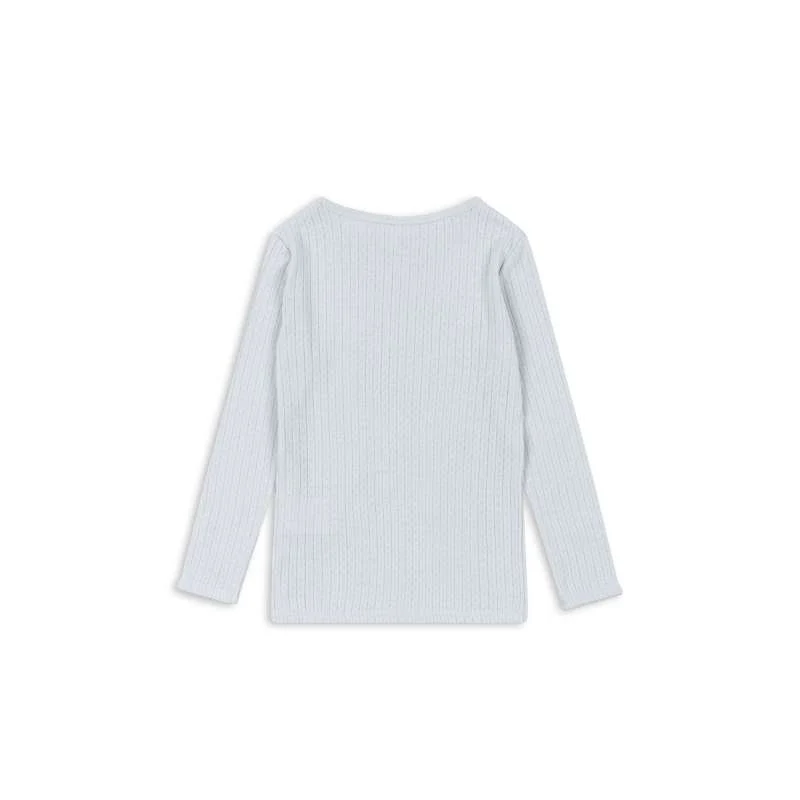 Konges Sløjd Minnie Blouse - GOTS - Gray Dawn  - Image 2