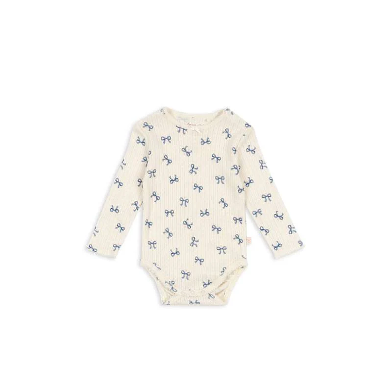 Konges Sløjd Minnie Body - GOTS - Bow/Blue 