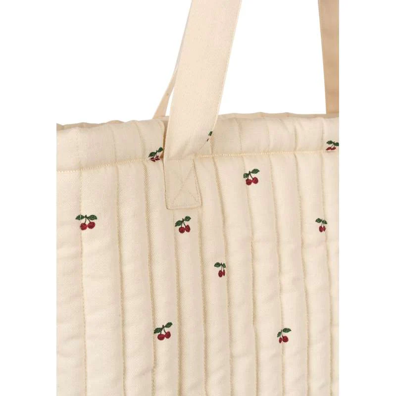 Konges Sløjd Molly Quilted Baby Bag - Cherry AOP  - Image 2