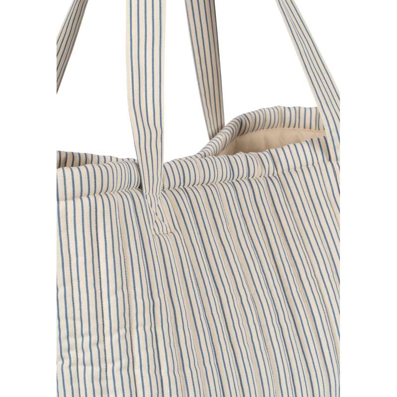 Konges Sløjd Molly Quilted Diaper Bag - Stripe Bluie  - Image 2