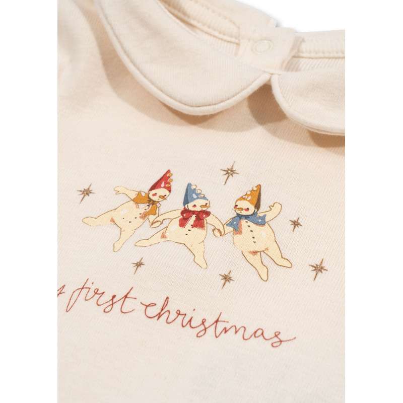 Konges Sløjd My First Christmas Body - GOTS - Antique White  - Image 6