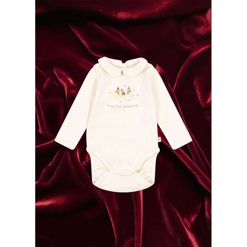 Konges Sløjd My First Christmas Body - GOTS - Antique White  - Image 9
